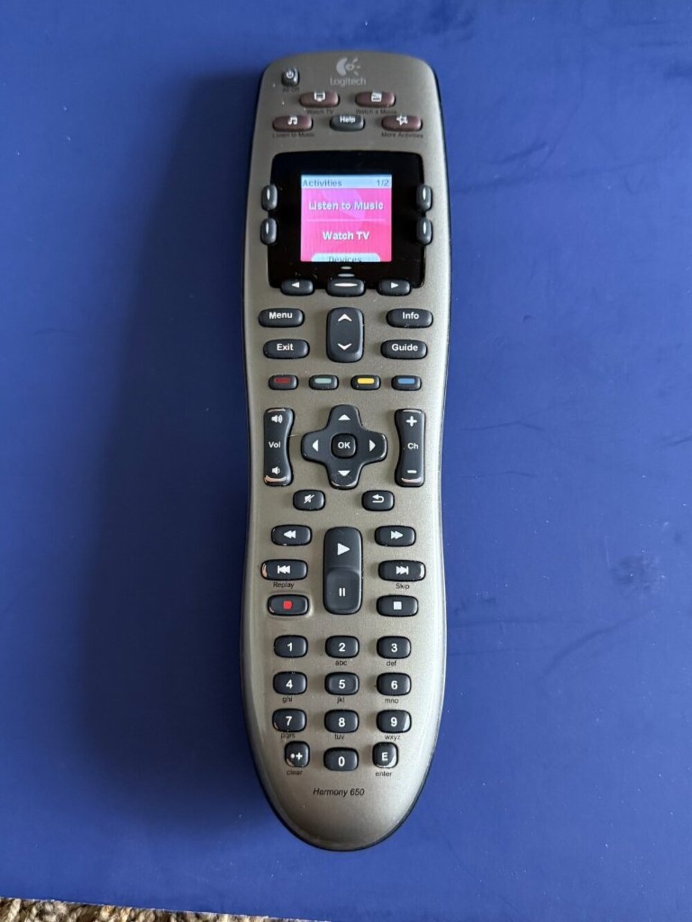 Logitech Harmony 650 Advanced All in One Programmable Universal Remote Control